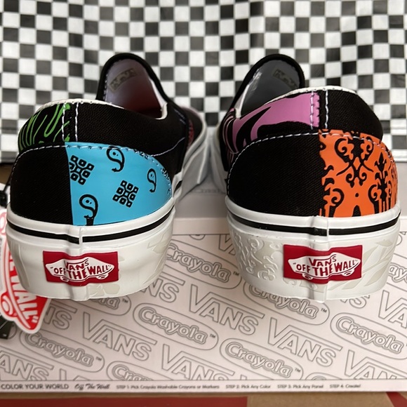 Vans Classic Slip On Crayola Diy/Trace Your WMNS sneakers - Picture 14 of 16